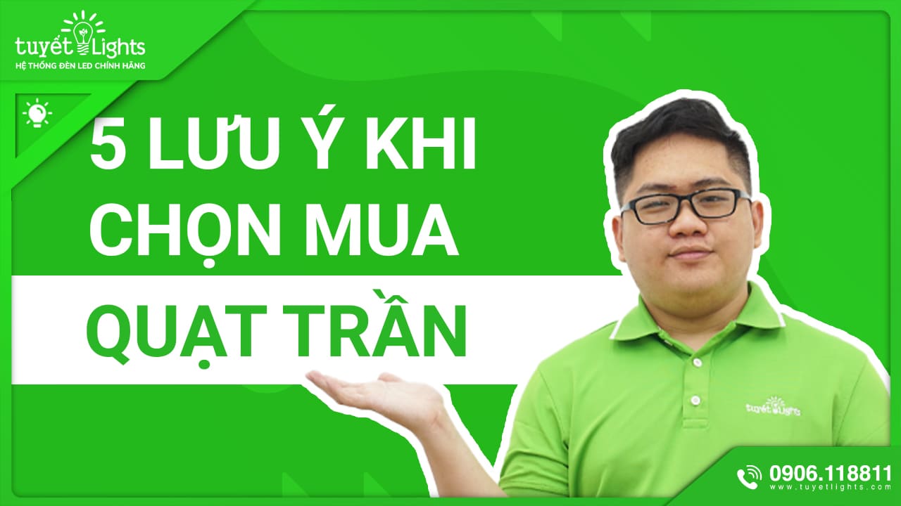 5 lưu ý khi chọn mua quạt trần panasonic