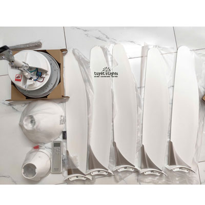 Quạt Trần Panasonic 3 Cánh H-60MZ2 - Màu Trắng, Ti Quạt 45.7cm