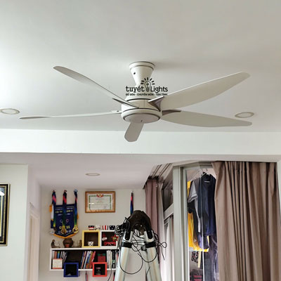 Quạt Trần Panasonic 3 Cánh H-60MZ2 - Màu Trắng, Ti Quạt 45.7cm