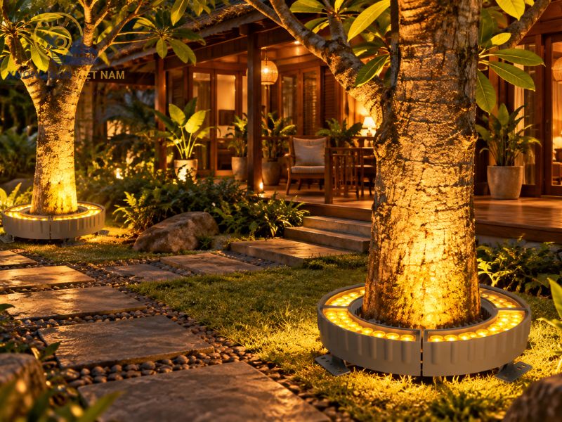 Kích cỡ đèn có thể tùy chỉnh to nhỏ được theo vật chủ
