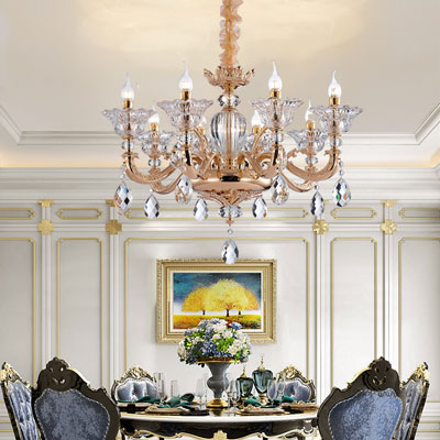 Đèn Chùm Cổ Điển Phong Cách Ý Mạ Vàng Cao Cấp B