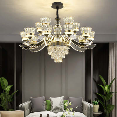 Đèn Chùm Cổ Điển Phong Cách Ý Mạ Vàng Cao Cấp F