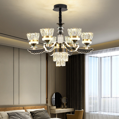 Đèn Chùm Cổ Điển Phong Cách Ý Mạ Vàng Cao Cấp E